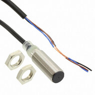 Wyłącznik zbliżeniowy, indukcyjny, mosiądz niklowy, krótki korpus, M12, ekranowany, 2 mm, DC, 3-przewodowy, PNP NO, kabel 2 m (E2B-M12KS02-WP-B1 2M) - Omron
