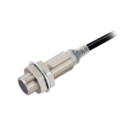 Wyłącznik zbliżeniowy, indukcyjny, M12, ekranowany, 3 mm, DC, 2-przewodowy, NO, kabel 2 m (E2E-X3D1-N 2M) - Omron
