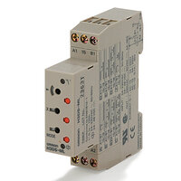 Element czasowy, montaż na szynę DIN, 17,5 mm, 24-230 VAC/24-48 VDC, wielofunkcyjny, 0,1 s-120 h, SPDT, 5 A, blokada ustawień "Smart Dial (H3DS-ML AC/DC) - Omron
