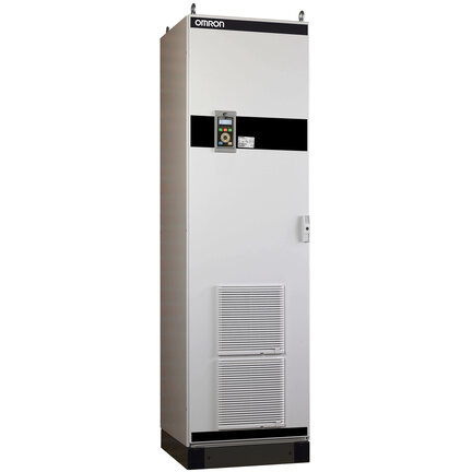 Falownik SX IP54, 250 kW, 3~ 400 VAC, napęd V/f, wbudowany filtr, maks. częstotliwość wyjściowa 400 Hz (SX-D4250-E1VA4) - Omron