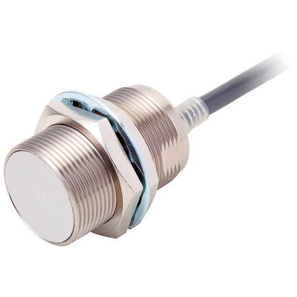 Wyłącznik zbliżeniowy, indukcyjny, M30, ekranowany, 10mm, DC, 2-przewodowy, NC, kabel 2m (E2E-X10D2-N 2M) - Omron