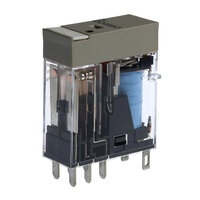 Przekaźnik, Wtyczka, 8-stykowy, DPDT, 5 A, pozłacane styki, wskaźnik LED (G2R-2-SN-AP3 24VDC (S)) - Omron