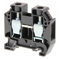 Przelotowy blok zacisków na szynę DIN ze złączem śrubowym do montażu na TS 35; przekrój poprzeczny 16 mm2; szerokość 12 mm; kolor szary (XW5T-S16-1.1-1) - Omron