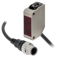 Czujnik optyczny odbiciowy-zaporowy, prostokątna obudowa, stal nierdzewna, olejoodporny, czerwona dioda LED, odblaskowy, 4 m, PNP (E3ZM-CR81-M1TJ 0.3M) - Omron