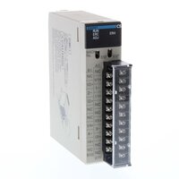 Analogowa jednostka wyjściowa, 4 x wyjścia 4 do 20 mA, 1 do 5 V, 0 do 5 V, 0 do 10 V, -10 do 10 V, rozdzielczość 12 bitów, zaciski śrubowe (CS1W-DA041) - Omron
