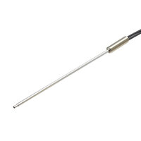 Głowica czujnika światłowodowego, rozproszona, M4 cylindryczna osiowa z tulejką, średnica 1,65 mm, długość 67 mm, włókno R10, kabel 2 m (E32-D21-S3 2M) - Omron