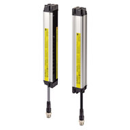 Kurtyna świetlna bezpieczeństwa, F3SJ Basic, typ 4, rozdzielczość 25 mm, zakres od 0,2 do 7 m, wysokość 385 mm, PNP (F3SJ-B0385P25) - Omron