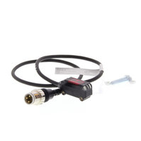 Czujnik fotoelektryczny, rozproszony, 5-15 mm, DC, 3-przewodowy, PNP, light-on, widok z boku, złącze 3-pinowe M8, mocowanie M2 (E3T-SL13-M5J 0.3M) - Omron