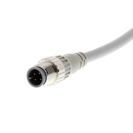 Kabel czujnika, wtyczka prosta M12 (męska), 4-biegunowy, kodowany A, ognioodporny kabel robota z PVC, IP67, 0,5 m (XS2H-D421-E80-F) - Omron
