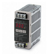 Zasilacz, 120 W, wejście 100 do 240 VAC, wyjście 24 VDC 5A, montaż na szynie DIN, cyfrowy wyświetlacz z funkcją napięcia i prądu pracy (S8VS-12024B) - Omron