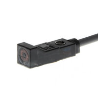Miniaturowy prostokątny Indukcyjny, czujnik czołowy, nieekranowany, 2,5 mm, 2-przewodowy DC, NO, częstotliwość alternatywna, kabel 1M (E2S-Q21B 1M) - Omron