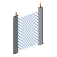 Kurtyna świetlna, wiązka przelotowa, 5m, skok 120mm, wyjście bezpotencjałowe, Wtyczka M8 4-pin, obszar detekcji 1800mm (F3E-16-T6) - Omron
