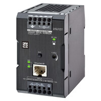 Zasilacz książkowy, 90 W, 24 VDC, 3,75 A, montaż na szynie DIN, terminal pchający, powlekany, zgodność z Ethernet IP / Modbus TCP (S8VK-X09024-EIP) - Omron