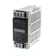 Zasilacz, 90W, wejście 100-240 VAC, wyjście 24 VDC 3.75A, montaż na szynie DIN, cyfrowy wyświetlacz z funkcją napięcia i prądu pracy (S8VS-09024BP) - Omron