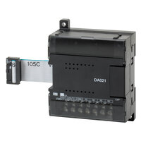 Moduł rozszerzeń I/O, 2 x wyjścia analogowe 0 do 5 V, 1 do 5 V, 0 do 10 V, -10 do 10 V, 0 do 20 mA, 4 do 20 mA, rozdzielczość 1:6000 (CP1W-DA021) - Omron