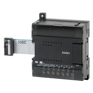 Moduł rozszerzeń I/O, 2 x wyjścia analogowe 0 do 5 V, 1 do 5 V, 0 do 10 V, -10 do 10 V, 0 do 20 mA, 4 do 20 mA, rozdzielczość 1:6000 (CP1W-DA021) - Omron