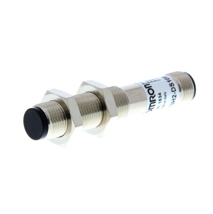 Czujnik fotoelektryczny M12 w mosiężnej obudowie, rozproszony 100 mm, stały, NPN, czujnik fotoelektryczny M12 4-stykowe złącze (E3H2-DS10C4M-M1) - Omron