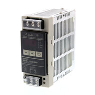Zasilacz, 120 W, wejście 100-240 VAC, wyjście 24 VDC, 5 A, montaż na szynie DIN, wyświetlacz cyfrowy z napięciem i prądem roboczym (S8VS-12024AP) - Omron
