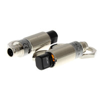 Czujnik optyczny zaporowy, gwint M18, promieniowy, metalowy, czerwona dioda LED, przelotowy, 15 m, PNP, Light-ON/Dark-ON, złącze M12 (E3RB-TP21) - Omron