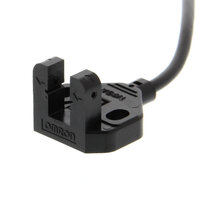 Fotokomórka, Kształt-L, szerokość szczeliny 5 mm, wskaźnik włączenia, L-ON, 5-24 Vdc, NPN, kabel 2 m (EE-SX871 2M) - Omron