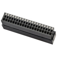 Interfejs okablowania z technologią push-in plus i wspólnymi terminalami, 10 A, 250 VAC/DC, montaż poziomy i pionowy na szynie DIN (XW2K-COM20P) - Omron