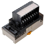 Jednostka wyjściowa CompoNet, wysoka funkcjonalność, 8 x wyjścia tranzystorowe, PNP, 0,5 A, 24 VDC, 3-poziomowe zaciski śrubowe (CRT1-OD08TAH-1) - Omron
