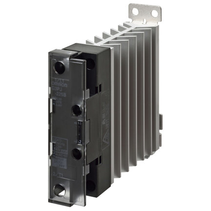 Przekaźnik półprzewodnikowy, 1-fazowy, 23 A, 100-480 V AC, z radiatorem, montaż na szynie DIN, napięcie wejściowe 12-24 V DC (G3PJ-515B DC12-24) - Omron