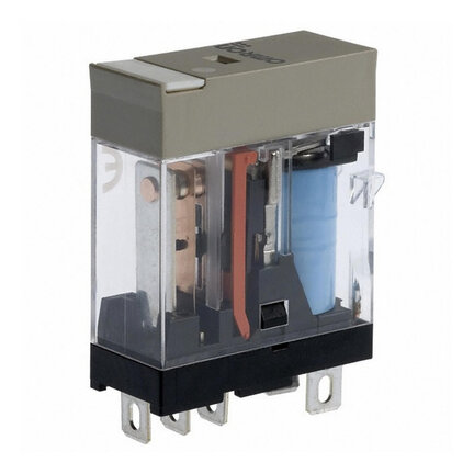 Przekaźnik, Wtyczka, SPDT, 10 A, mech. i wskaźnik LED, 6 VDC (G2R-1-SN 6VDC (S)) - Omron