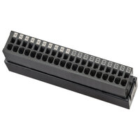 Interfejs okablowania z technologią push-in plus i wspólnymi terminalami, 10 A, 250 VAC/DC, montaż poziomy i pionowy na szynie DIN (XW2K-COM20) - Omron