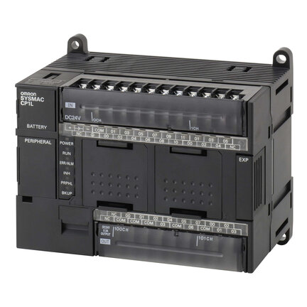 PLC, zasilanie 24 VDC, 18 wejść 24 VDC, 12 wyjść przekaźnikowych 2 A, 10 tys. kroków programu + 32 tys. słów pamięci danych (CP1L-M30DR-D) - Omron