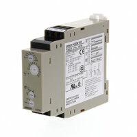 Element czasowy, montaż na szynie DIN, wielozakresowy, wielotrybowy, 4 tryby, 2 przekaźniki wyjściowe, 24 do 240 VAC/DC (H3DK-S2 24-240VAC/DC) - Omron