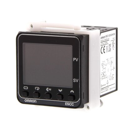 Regulator temperatury, PRO, 1/16 DIN (48x48mm), typu Plugin, bez AUX Rel., 1x0/4-20mA curr. OUT, 24V AC/DC (E5CC-CX0DUM-000) - Omron