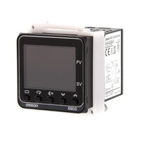 Regulator temperatury, PRO, 1/16 DIN (48 x 48 mm), typ wtykowy, 2 AUX, 1 x 0/4 do 20 mA curr. OUT, 100 do 240 VAC (E5CC-CX2AUM-000) - Omron
