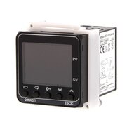 Regulator temperatury, PRO, 1/16 DIN (48x48mm), typu Plugin, bez AUX Rel., 1x0/4-20mA curr. OUT, 24V AC/DC (E5CC-CX0DUM-000) - Omron