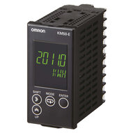Monitor zasilania, na panelu 48x96 mm z wyświetlaczem LED, 1-fazowy / 2-przewodowy, 3-fazowy / 3-przewodowy, Compoway/F i Modbus (KM50-E1-FLK) - Omron