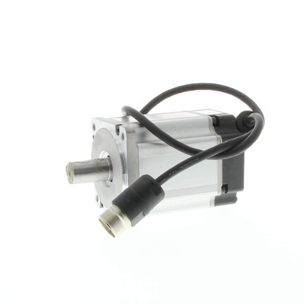 Płaski silnik serwo AC serii G, 100 W, 200 VAC, 3000 obr/min, 0,32 Nm, przyrostowy, z okrągłym złączem (R88M-GP10030H-S2-D) - Omron