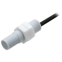 Wyłącznik zbliżeniowy, indukcyjny, korpus PTFE, krótki, M18, ekranowany, regulowany 6-10mm, NPN, NC, DC, kabel 2m (E2KQ-X10ME2 2M) - Omron