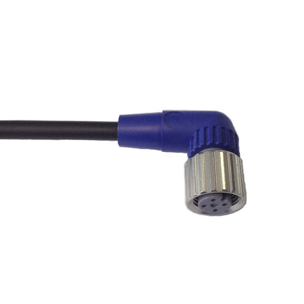 Kabel czujnika, Gniazdo wtykowe M12 (żeńskie), 3-biegunowe, kodowane A, standardowy kabel PVC, IP67, 2 m (XS2F-LM12PVC3A2M) - Omron