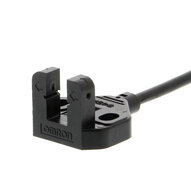 Mikroczujnik fotoelektryczny, Kształt-L, szerokość szczeliny 5 mm, wskaźnik zgaszonego światła, L-ON, 5 do 24 VDC, PNP, kabel 2 m (EE-SX871R) - Omron