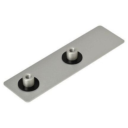 Zestaw montażowy dla D41L, 1 x Aluminiowa płyta ochronna, 2x Aluminiowa głowica gwintowana śr. 20 mm z gwintem M6, 2x Gumowe tarcze (D41L-MS) - Omron
