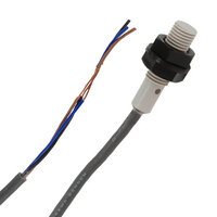 Wyłącznik zbliżeniowy, korpus z tworzywa sztucznego, indukcyjny, M8, ekranowany, 1,5 mm, DC, 3-przewodowy, PNP-NC, kabel 2 m (E2F-X1R5F2 2M) - Omron
