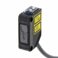Czujnik optyczny, prostokątna obudowa, czerwony laser klasy 1, odbiciowy-zaporowy, 15 m, PNP, Light-ON/Dark-ON, kabel 10 m (E3Z-LR81 10M) - Omron