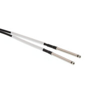 Głowica czujnika optycznego zaporowego, przelotowa, cylindryczna promieniowa, średnica 3 mm, światłowód R25, kabel 2 m (E32-T14L 2M) - Omron