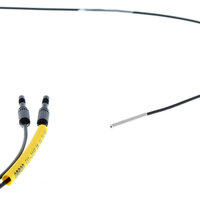 Głowica czujnika światłowodowego, rozproszony, cylindryczny osiowy, średnica 1,5 mm, włókno R4 odporne na zginanie, kabel 2 m (E32-D22B 2M) - Omron