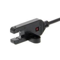 Fotokomórka, Kształt-T, szerokość szczeliny 5 mm, wskaźnik włączonego światła, L-ON, 5-24 Vdc, PNP, kabel 2 m (EE-SX872P) - Omron