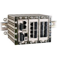 Przemysłowy przełącznik routingu RedFox, 7 x 1 Gbit/s RJ45, 4 x 1 Gbit/s transceivery, 8 x 100Mbit/s transceivery (WES RFI-219-F4G-T7G-F8) - Omron