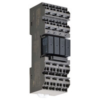 Gniazdo wtykowe, szyna DIN/montaż powierzchniowy, przekaźnik mechaniczny, 4x SPST-NO, 5 A, 12 VDC, gniazdo Plus pchające (G6D-F4PU 12VDC) - Omron