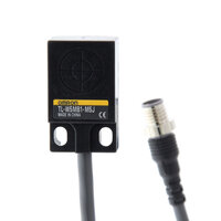 Wyłącznik zbliżeniowy, indukcyjny, nieekranowany, 5 mm, DC, 3-przewodowy, PNP-NO, kabel 0,26 m z 3-pinowym złączem M8 (TL-W5MB1-M5J 0.26M) - Omron