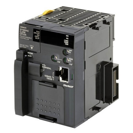 Jednostka centralna z wbudowanym portem EtherNet/IP, program 60 tys. kroków, pamięć danych 32 tys. Słów (CJ2M-CPU35) - Omron