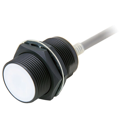 Wyłącznik zbliżeniowy, indukcyjny, powłoka fluorowa (materiał bazowy: mosiądz), krótki korpus, M30, ekranowany, 10 mm (E2EQ-X10B4-IL2 5M) - Omron